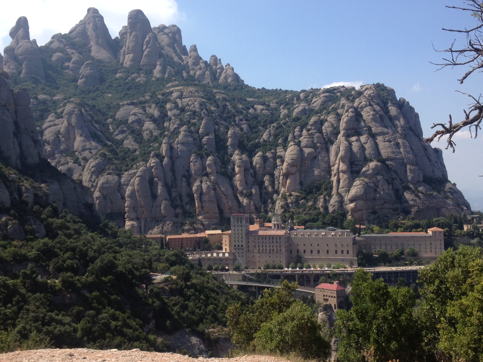 Monserrat from the train