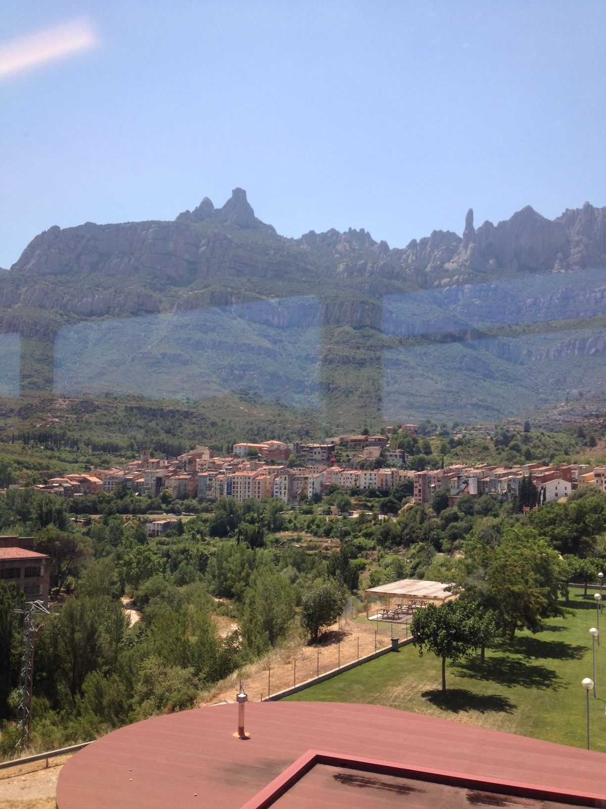 Monserrat from the train 2